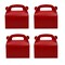 Oletx 30Pcs Dark Red Party Favor Gift Box, Gable Box,Cardboard Treat Box, Goodie Candy Box. Perfect for Birthday Babyshower or Any Fun Red Theme Party